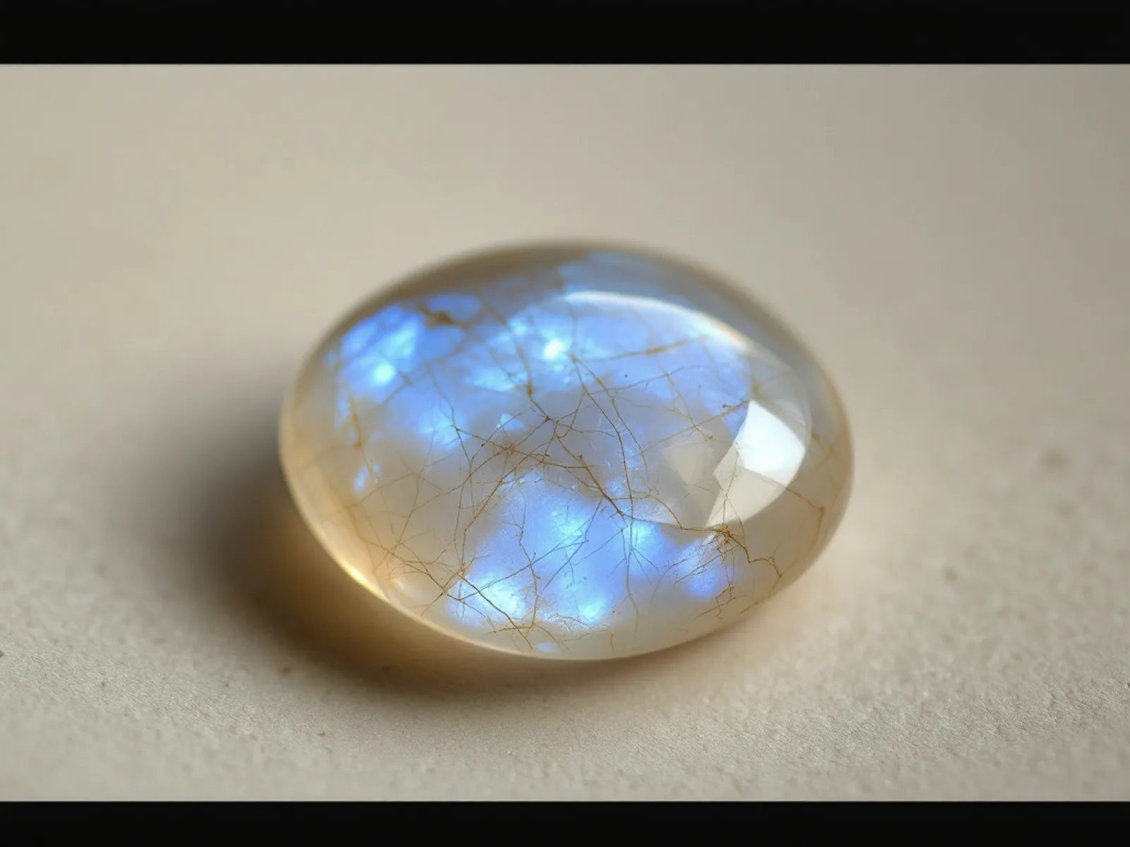 Loose moonstone gemstones