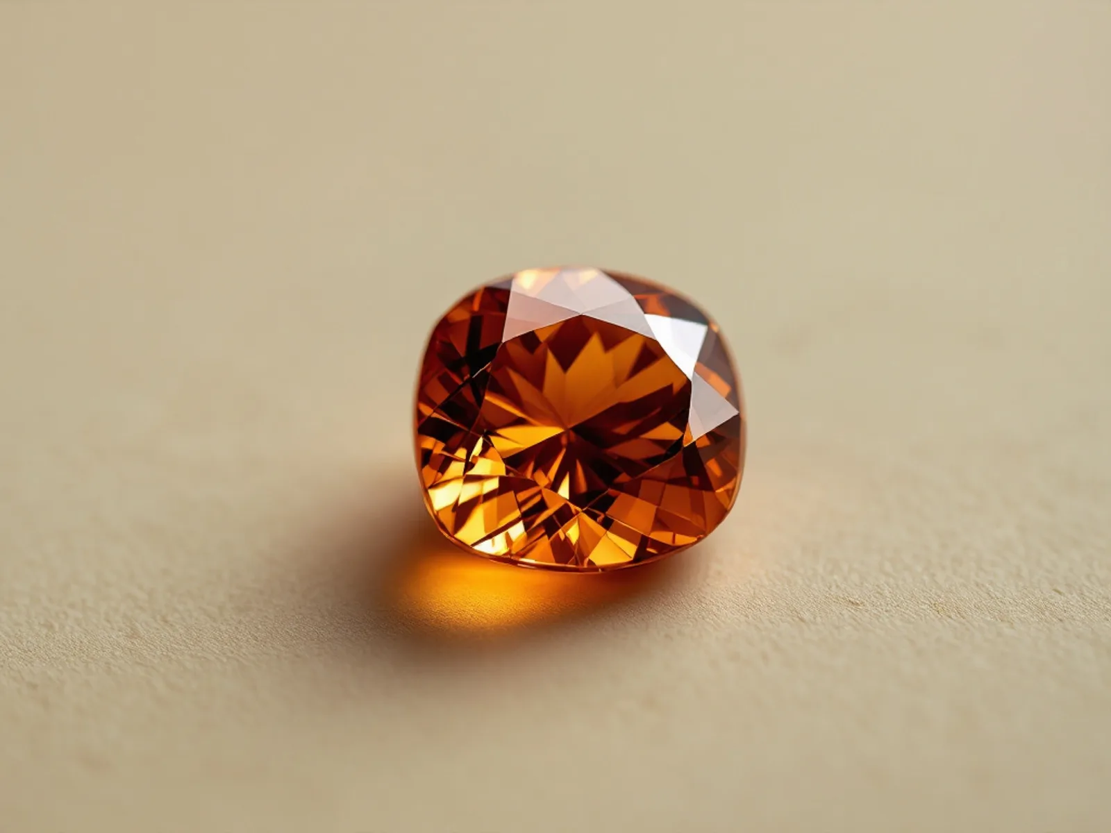 Loose spessartite gemstones